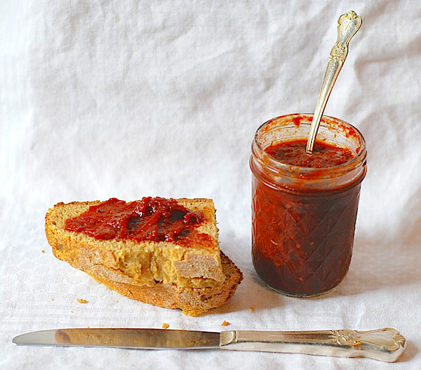 Extra smoky tomato jam recipe